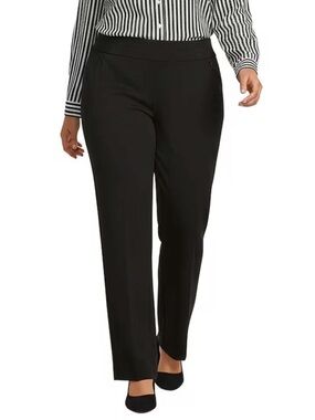 Investments Black Straight-Leg Women's Pants